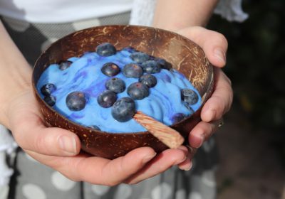 Gezond Smurfenijs, een feest voor jong en oud.